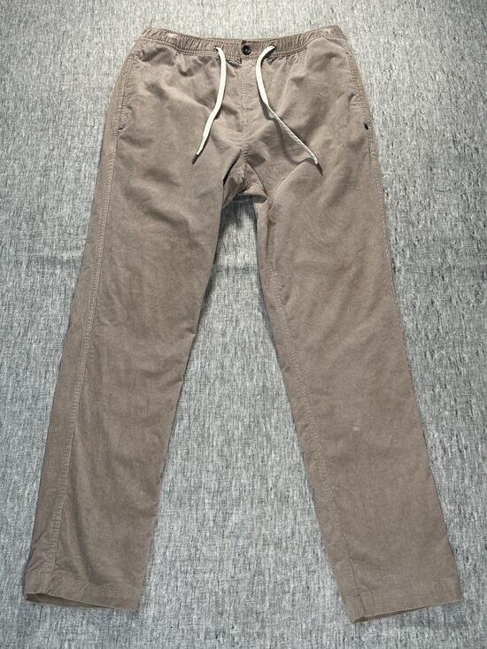 Vuori Other - Vuori Optimist Corduroy Pants Mens Medium Relaxed Fit Walnut Athleisure V440